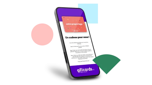 Emballage adapté pour des bons cadeaux d'entreprise personnalisés